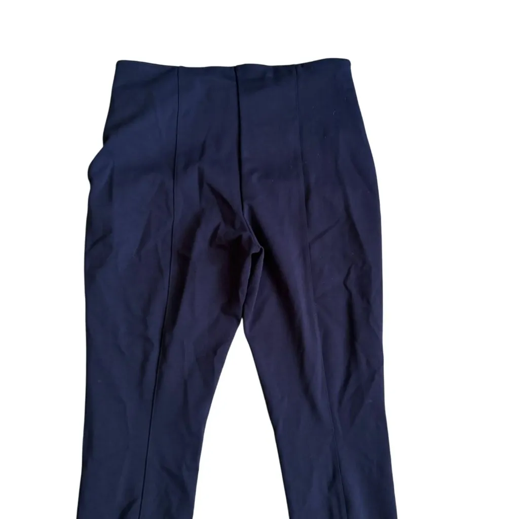 LYSSE Navy Blue Stretch Ankle Ponte Pants Size Large - Image 3