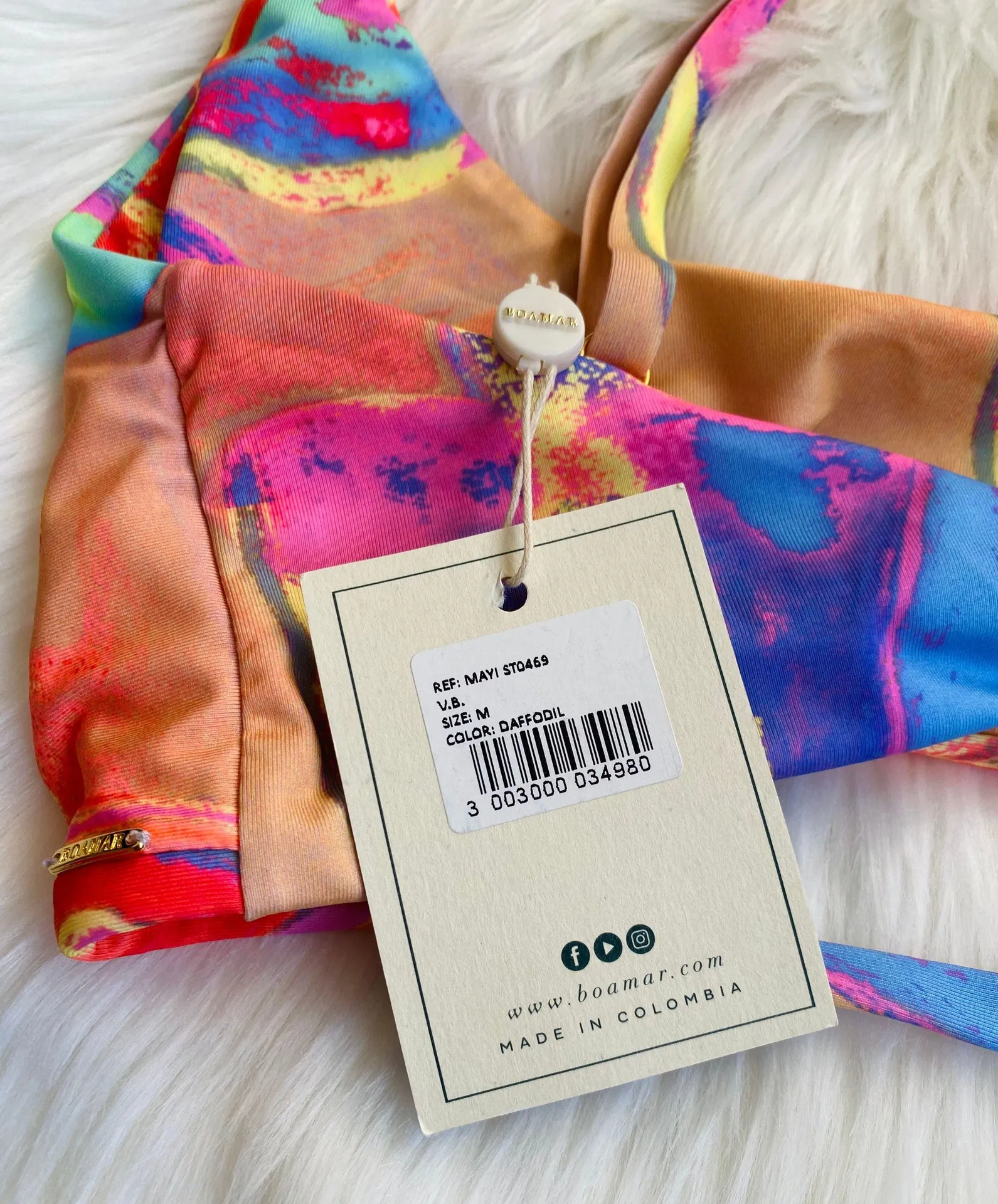 Boamar Mayi Bikini Top, Size S/M - Image 9