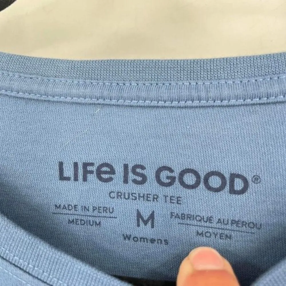 Life is Good Blue‎ Sloth We Got This Tee Shirt Medium - Image 3