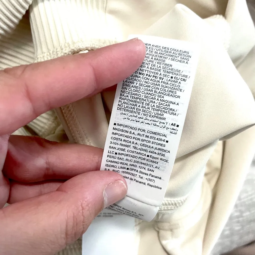 NWOT Old Navy Powersoft Go-Dry Ivory Athletic Joggers Size L - Image 6