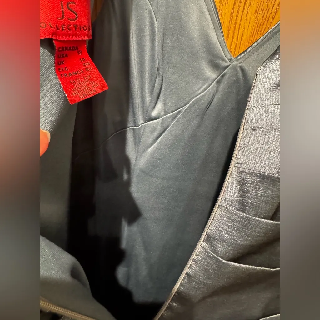 JS Collections Teal  Gown - Image 8