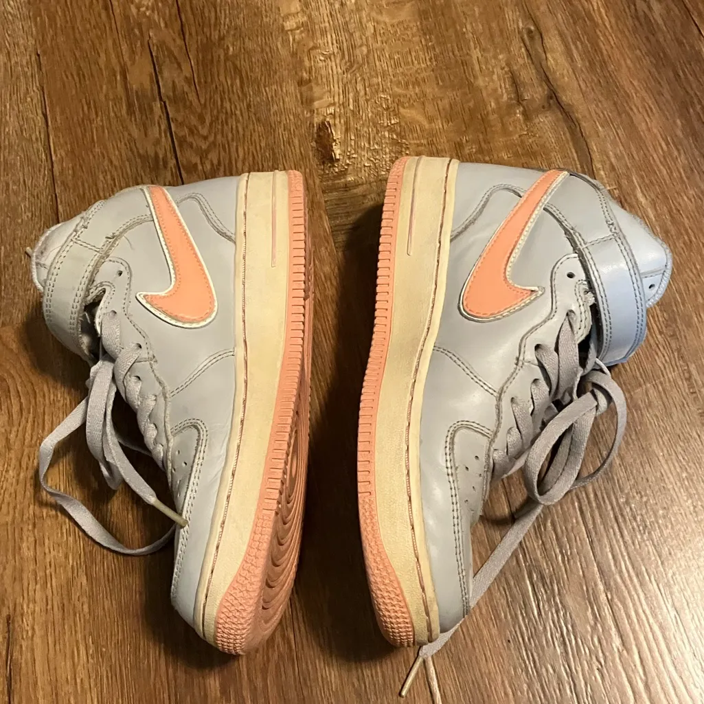 nike air force 1 mid pink and grey women’s Size 6 - Image 13