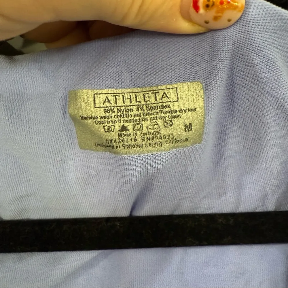 Athleta Cadence Purple Ombre Workout Jacket Size Medium - Image 4