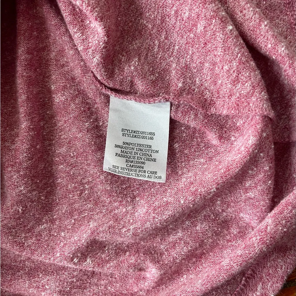 Z Supply Pink Tulip Hem Sleeveless Knit Dress ~ Size Large 🍄💚 - Image 6