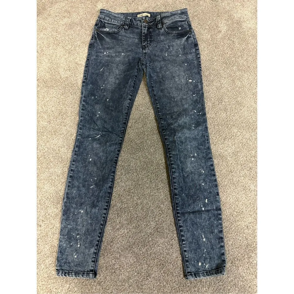 CAbi bleach splatter denim 5-pocket jeans Sz.2 - Image 3