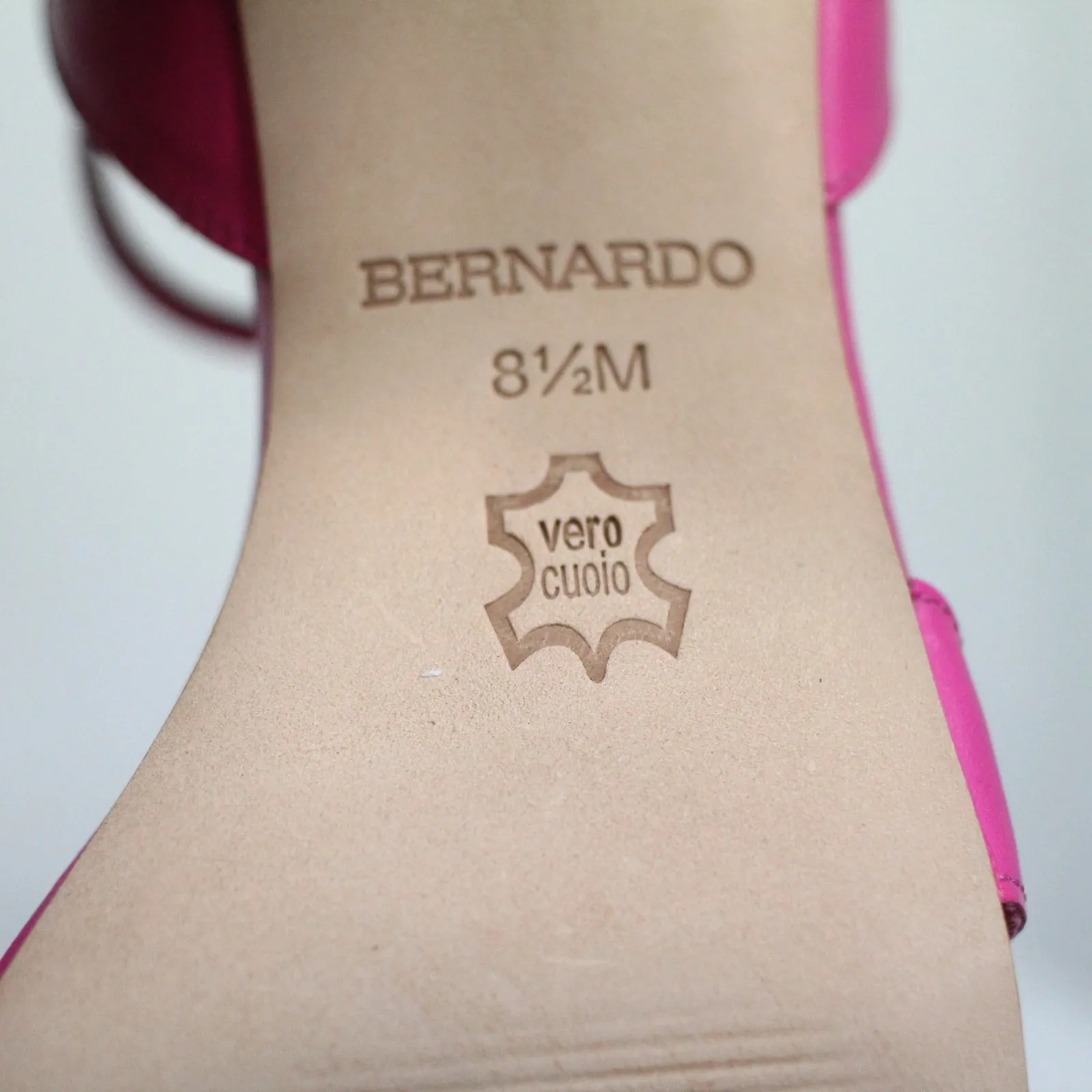 Bernardo Leslie Heels Size 8.5 NWOB Barbiecore Pink - Image 6