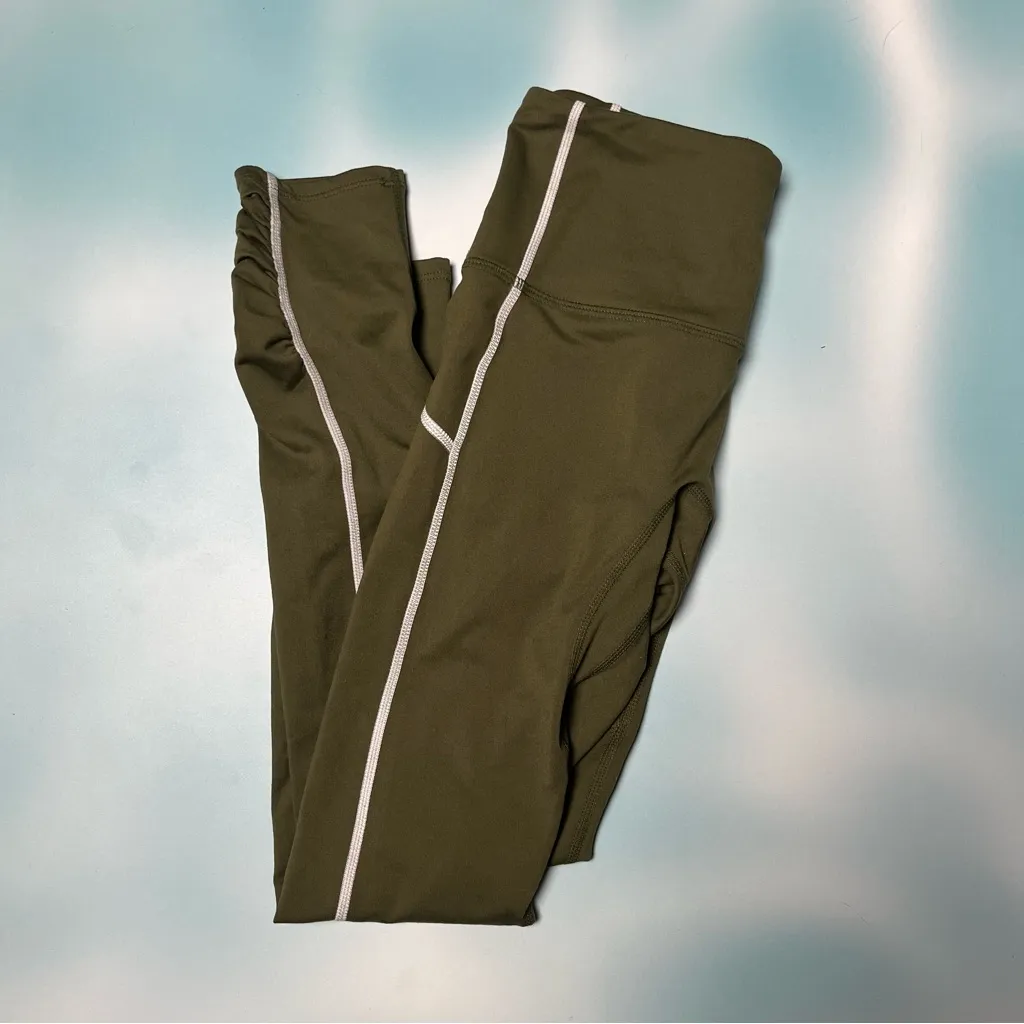 NWT Free People Movement You’re A Peach Leggings in‎ Green Size XS - Image 5