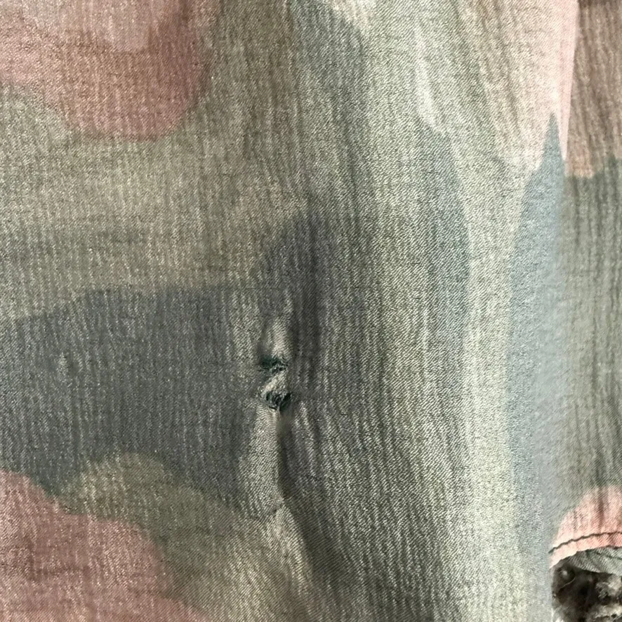 Hutch V-Neck Long Sleeve Floral Sema Top in Green Multi, Size XL - Image 7