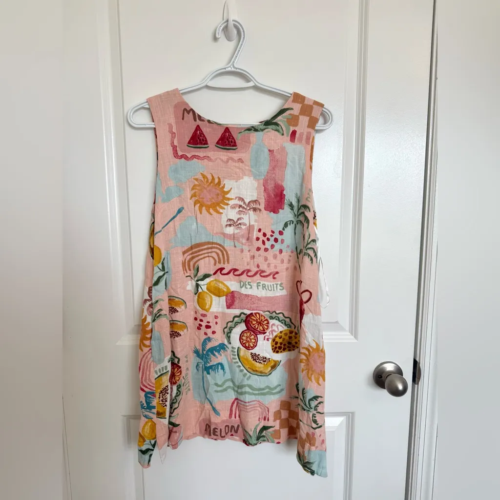 Anthropologie Paper Heart Summer Haze Mini Dress Medium - Image 3