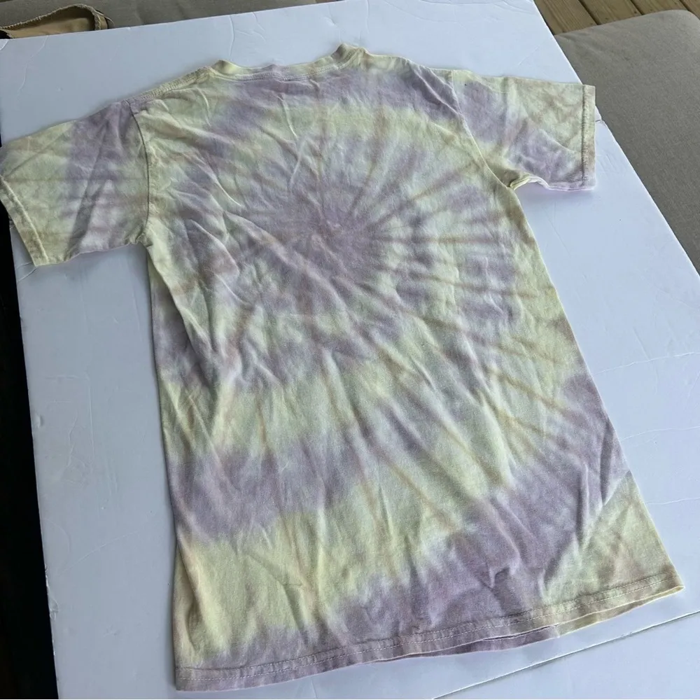 Stranger Things Netflix Market Tee unisex tie dye creepy graphic small Vecna Yellow - Image 7