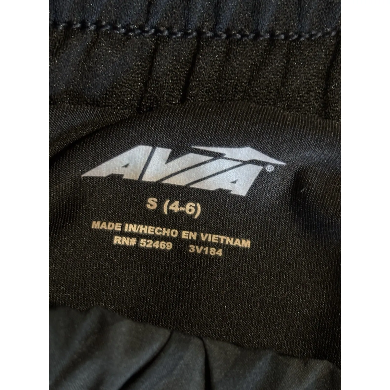 Shorts Women Avia Running Active Gym Sport Pull On Size Sm Gray Zebra Lined - Image 6