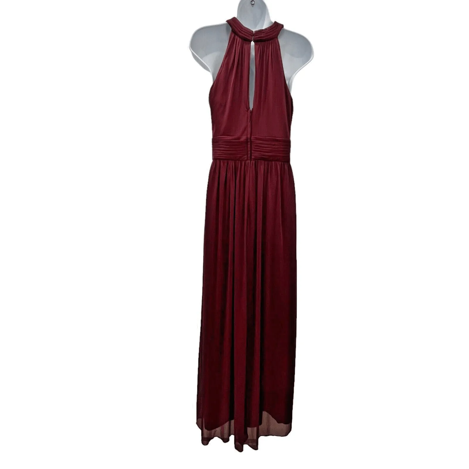 Celebrate DB Studio Full Length Bridesmaid Dress Wine Size 8 Prom Wedding Red - Image 8