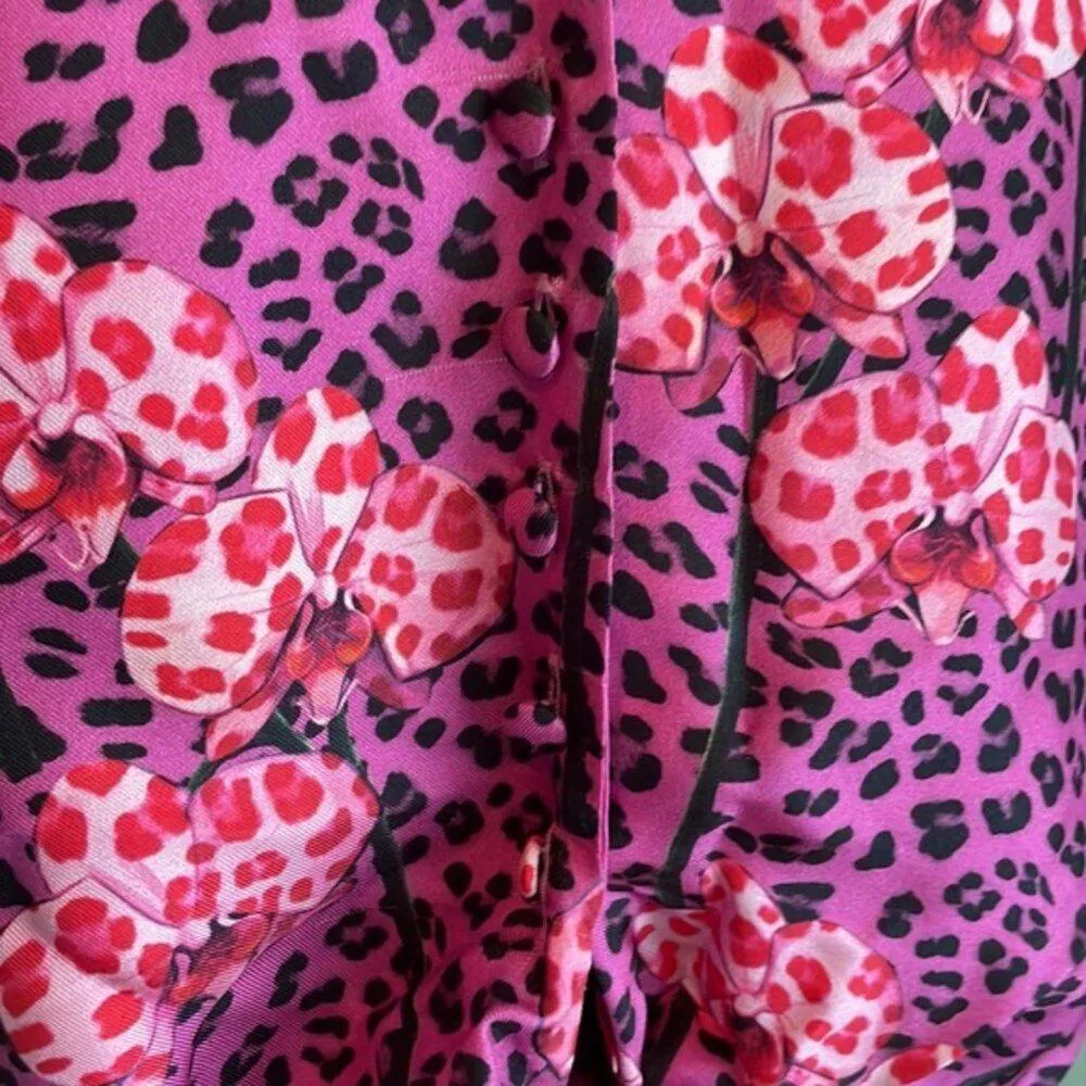 Borgo De Nor Patterned blouse pink Size 6 - Image 9