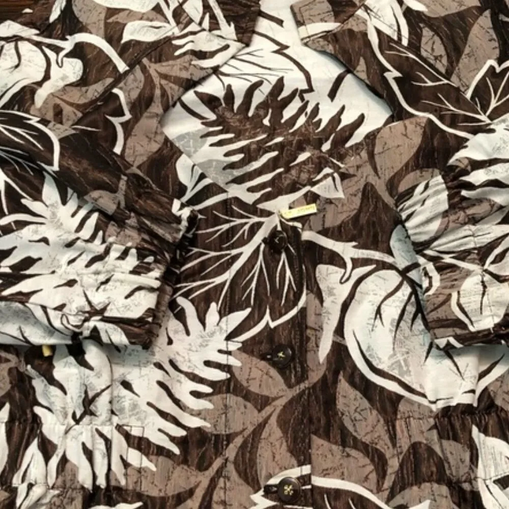 St. John  Jacket 6 Yellow Label Leaf Print Lightweight Spring Cinched Luxury - Image 4