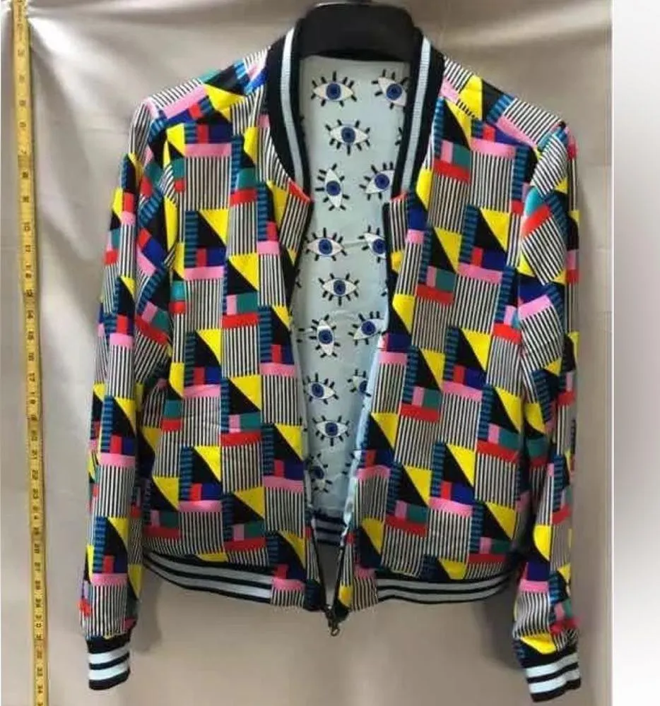 Gabby Isabella Reversible Women’s Multicolor cropped Sleeve Full - Image 7