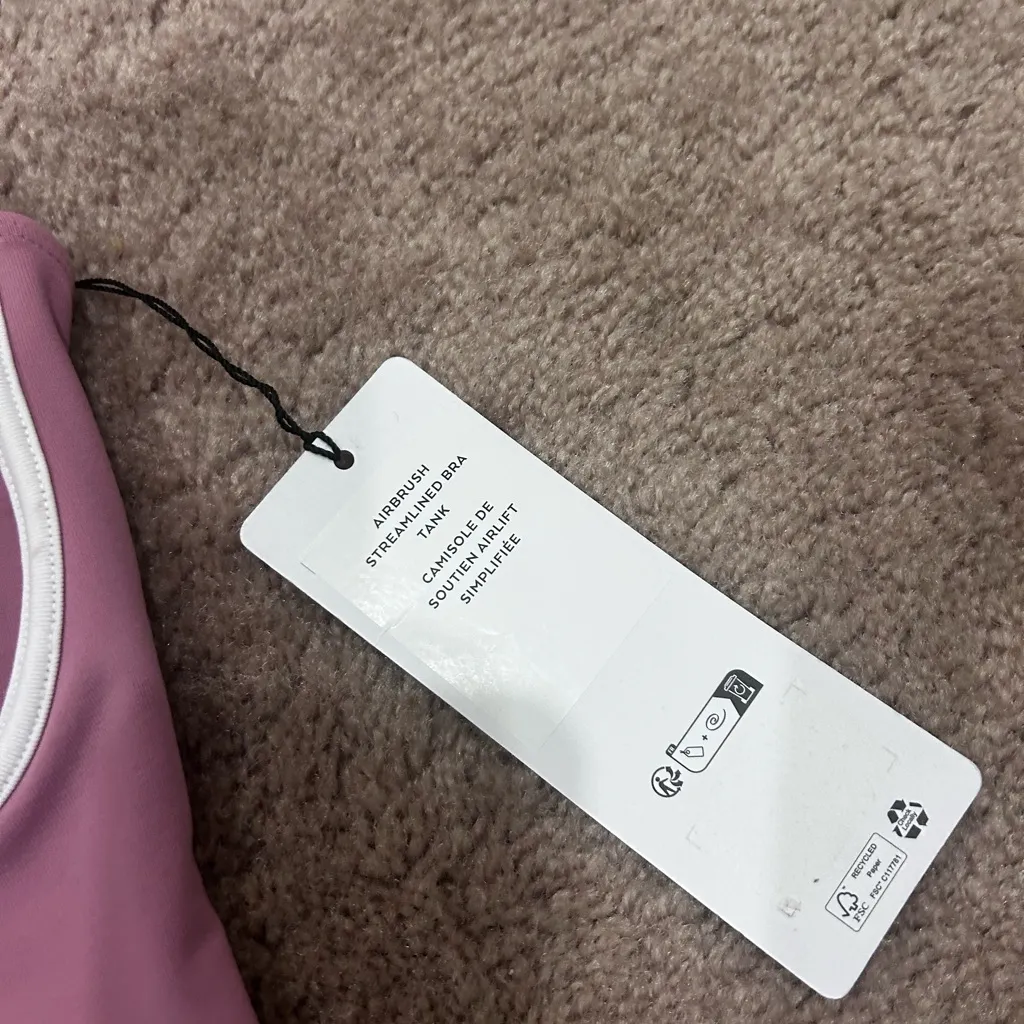 Alo Airbrush Race Pace Short and Streamlined Bra Set Pink Wild Rose XS - Image 15