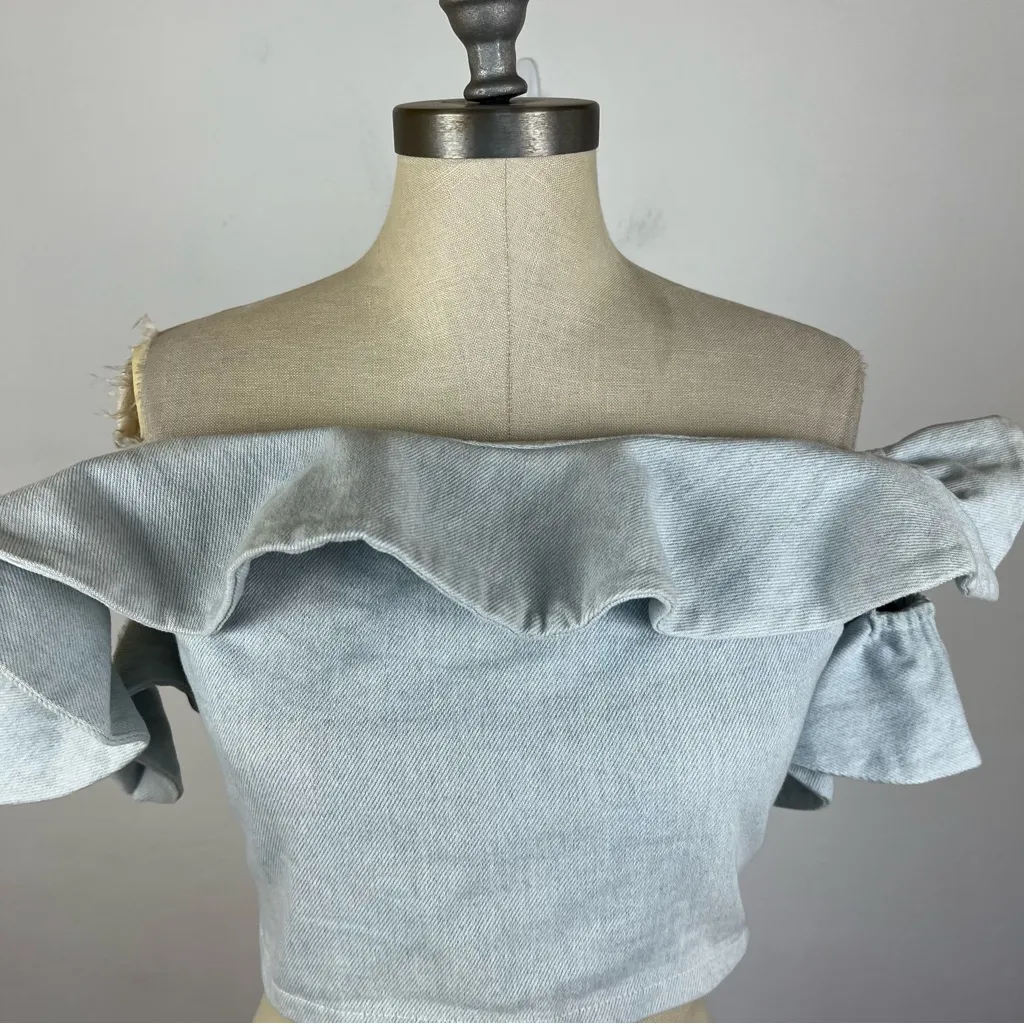 Apiece Apart Florian Off The Shoulder Smock Top - Image 4