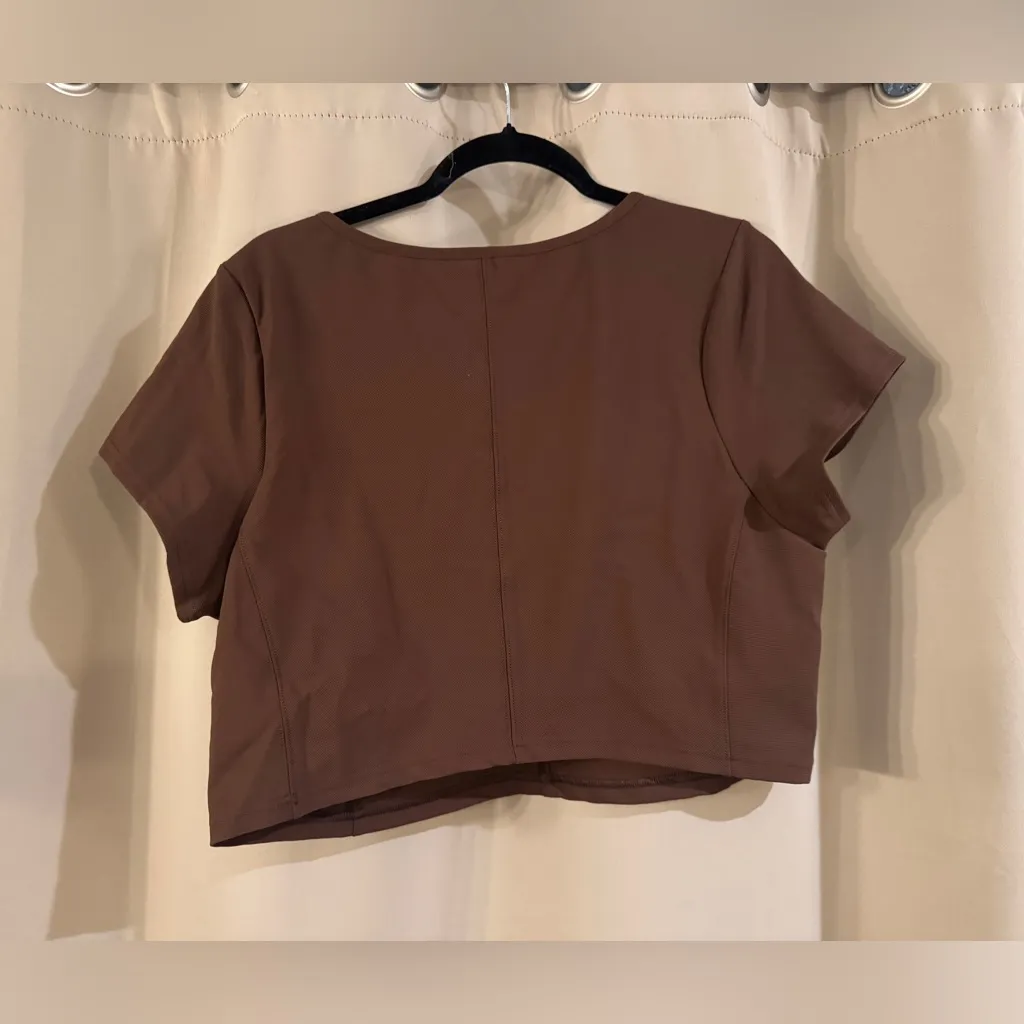 Aerie Brown Offline Crop Top - Image 2
