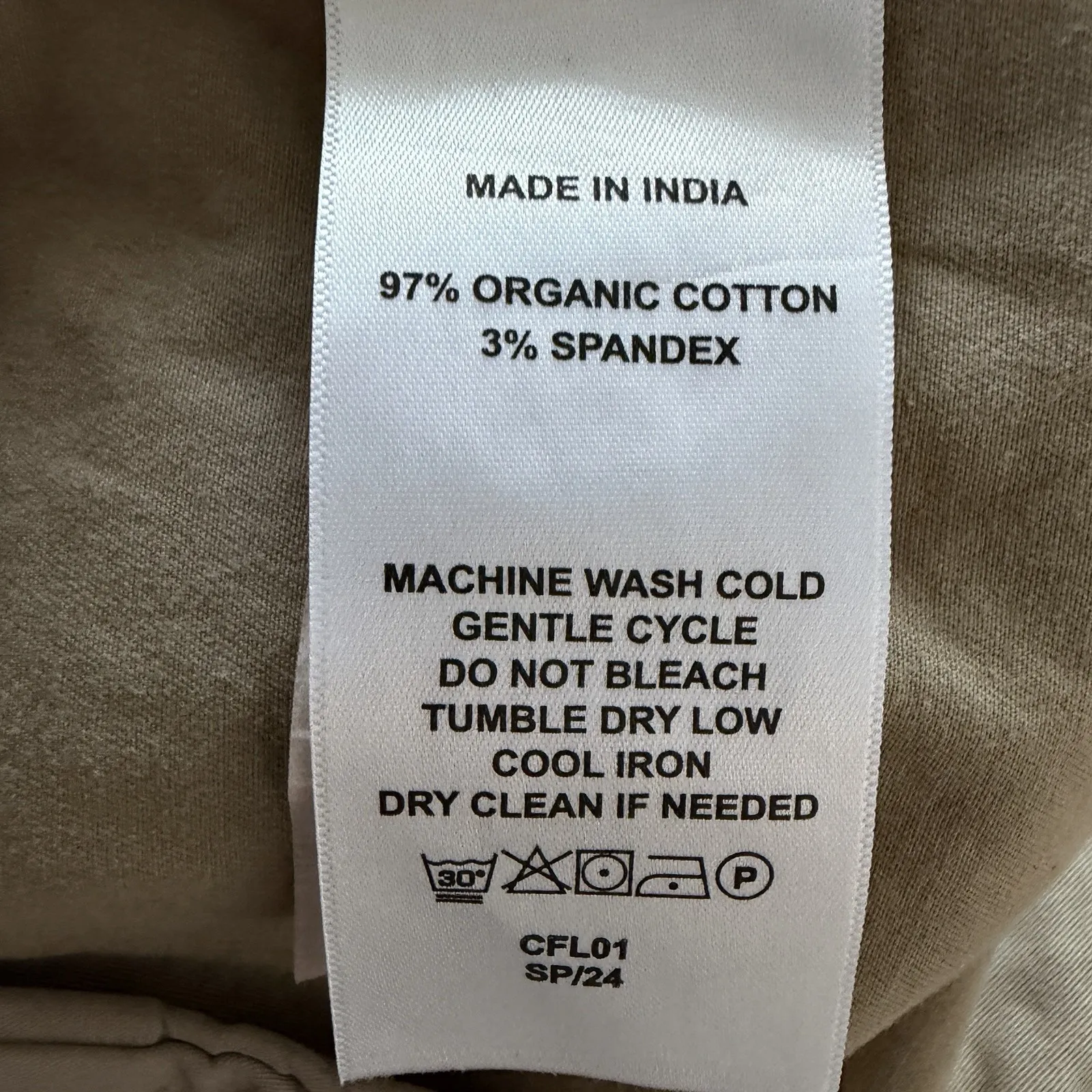 Quince Women's Organic Stretch Cotton Chino Bermuda Shorts 16 Khaki Quiet Luxury - Image 10