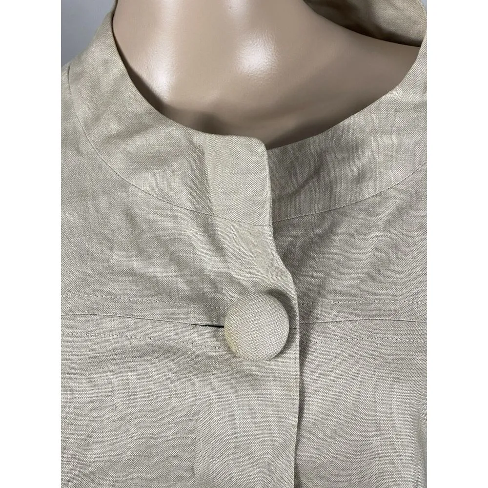 Rafaella Pleated‎ Blazer Size 2 X  B-R - Image 6