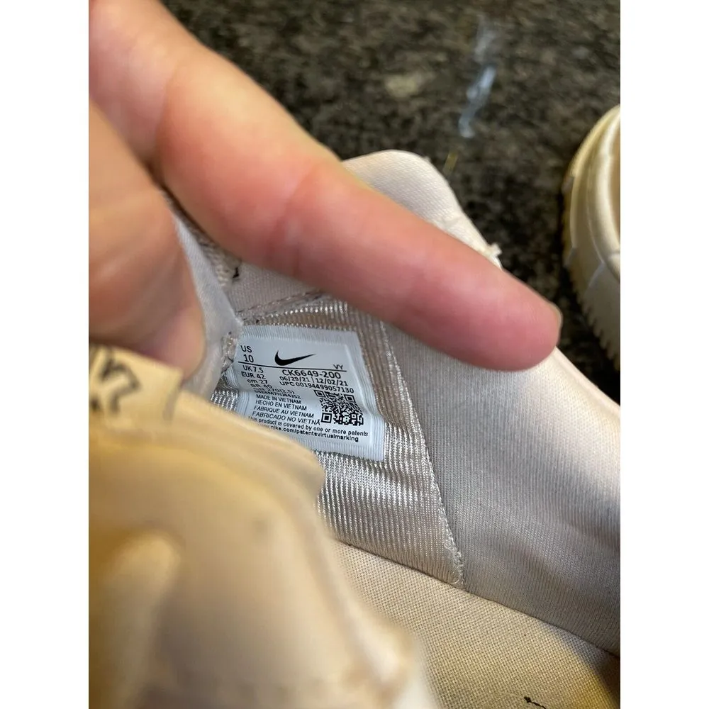 Nike Women's Size 10 Air Force 1 Pixel Particle Beige  CK6649-200 Fast Ship‎ - Image 9