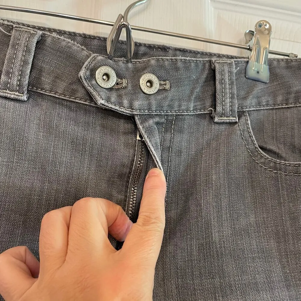 Ann Taylor Jeans Size 10 Modern Fit Lindsay Waist Charcoal - Image 8