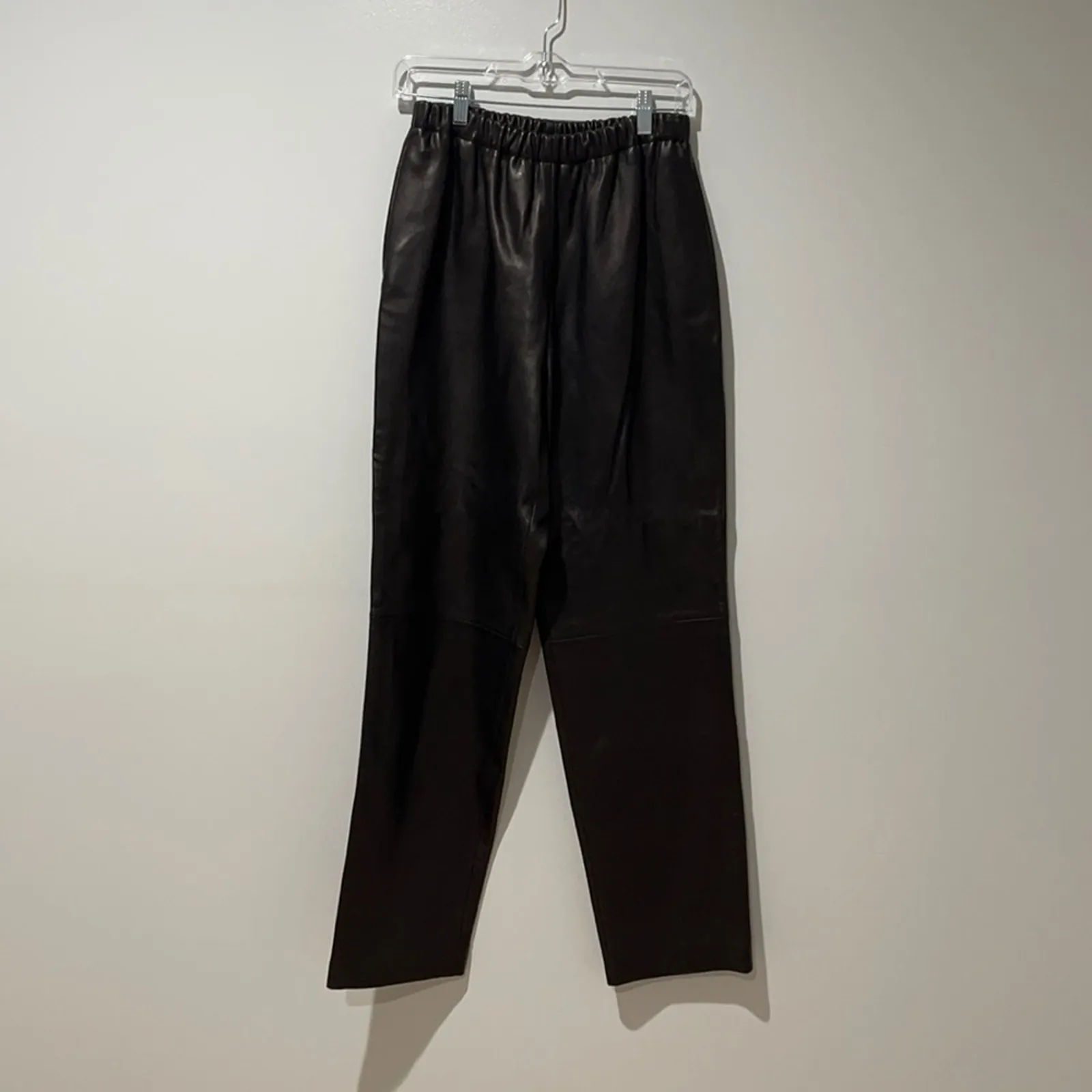 Nordstrom Women's Vintage Leather Pants Date Night Holiday Classic - Image 2