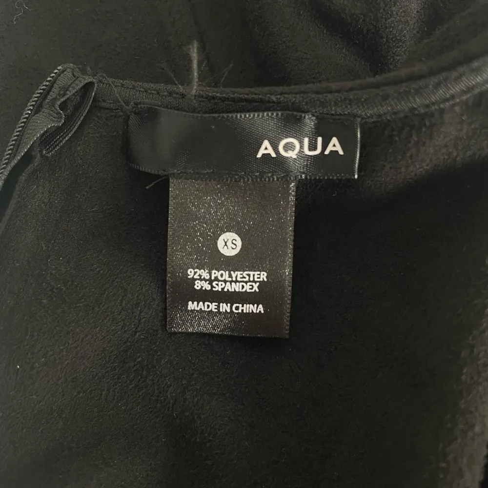 Aqua Side Cutout Faux Suede Dress Black Size XSmall - Image 6