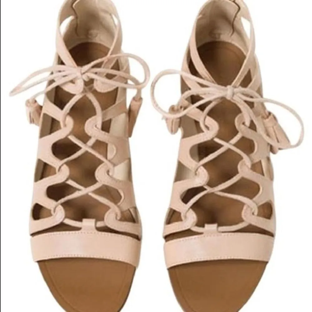✨Zara Gladiator Lace Up Flats Sandals✨ - Image 2
