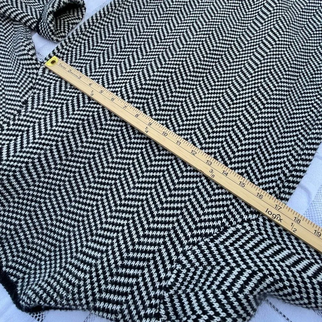 Cocogio’ Made in Italy size S cardigan acrylic wool blend. Black - Image 5