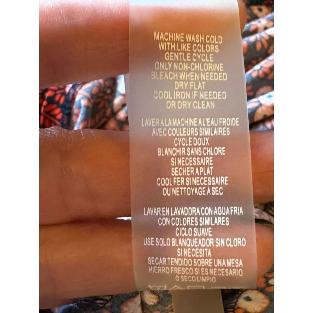 Tommy Hilfiger Dress Women 8 Red Pink Floral Print Tiered Mini Shift NWT‎ Boho - Image 10