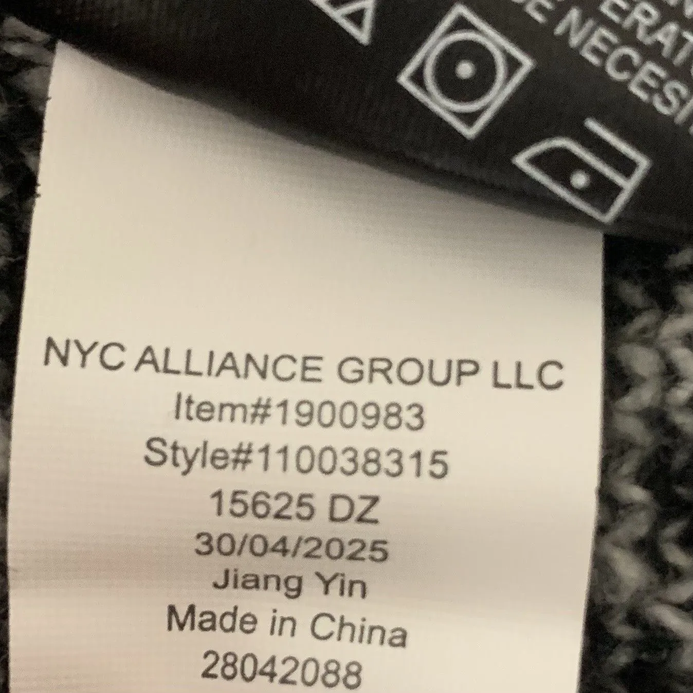 Frye Open Front Cardigan Knit Cardigan Comfy Cozy Aztec Southwestern Sz M Black - Image 7