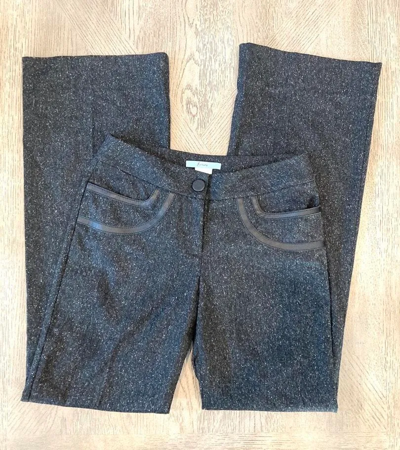NWOT  charcoal gray wool blend pants. Sz 6 - Image 2
