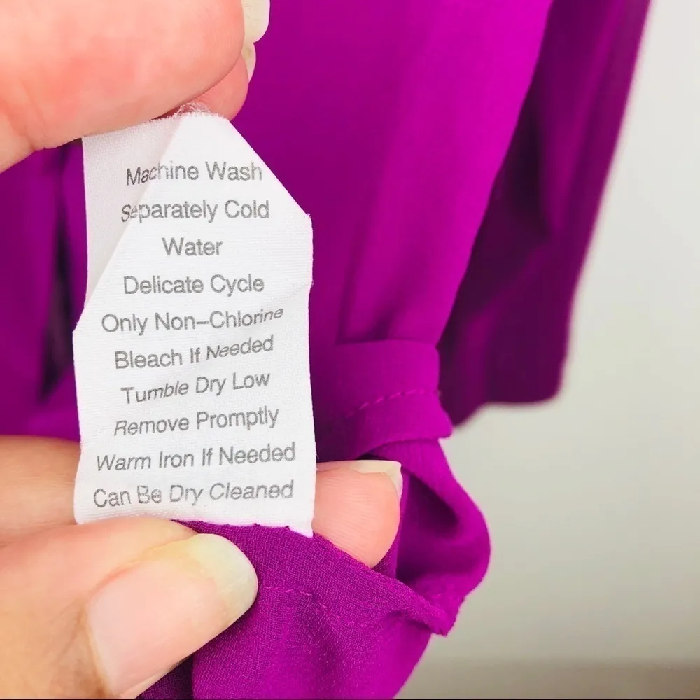 CAbi‎ Purple Passion Sheer Button Down Tunic A005 - Image 4