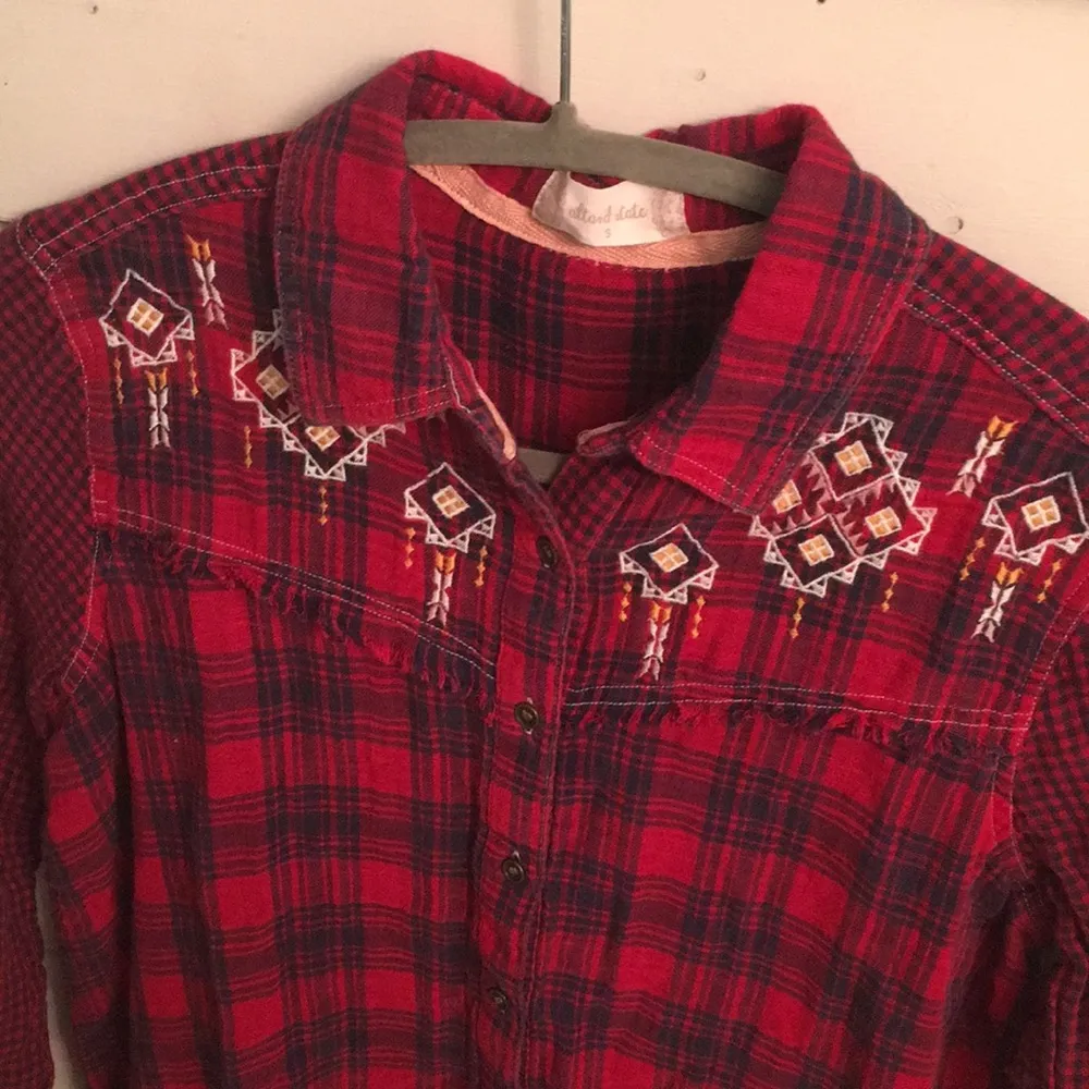 NEW altard state western plaid button down… - Image 2