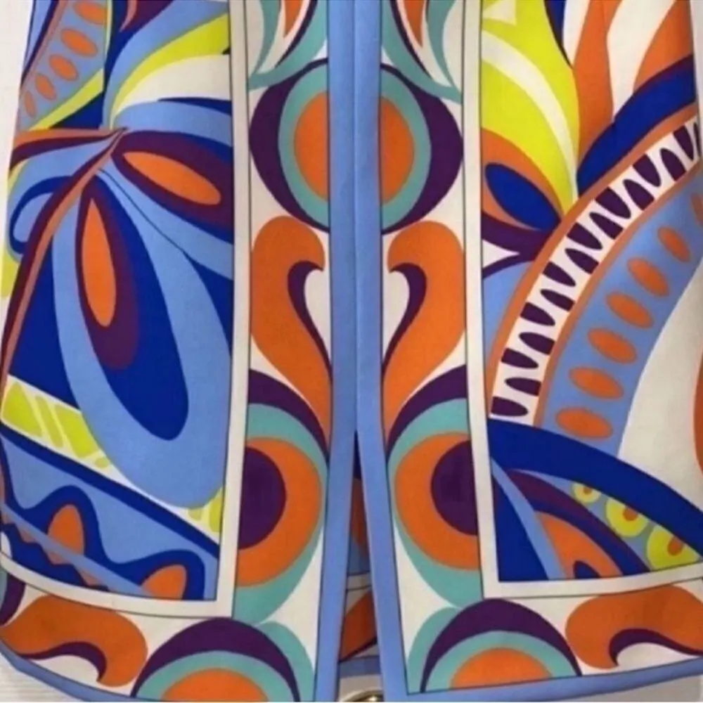 Zara Multi Colored Printed Mini Dress(Size Small) - Image 7