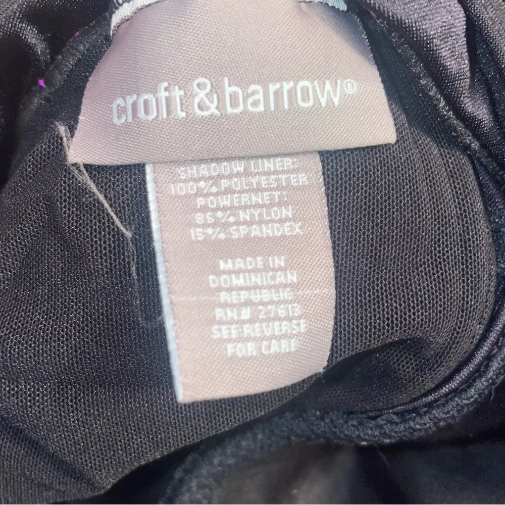 Croft & Barrow  striped surplice swimsuit - Image 4