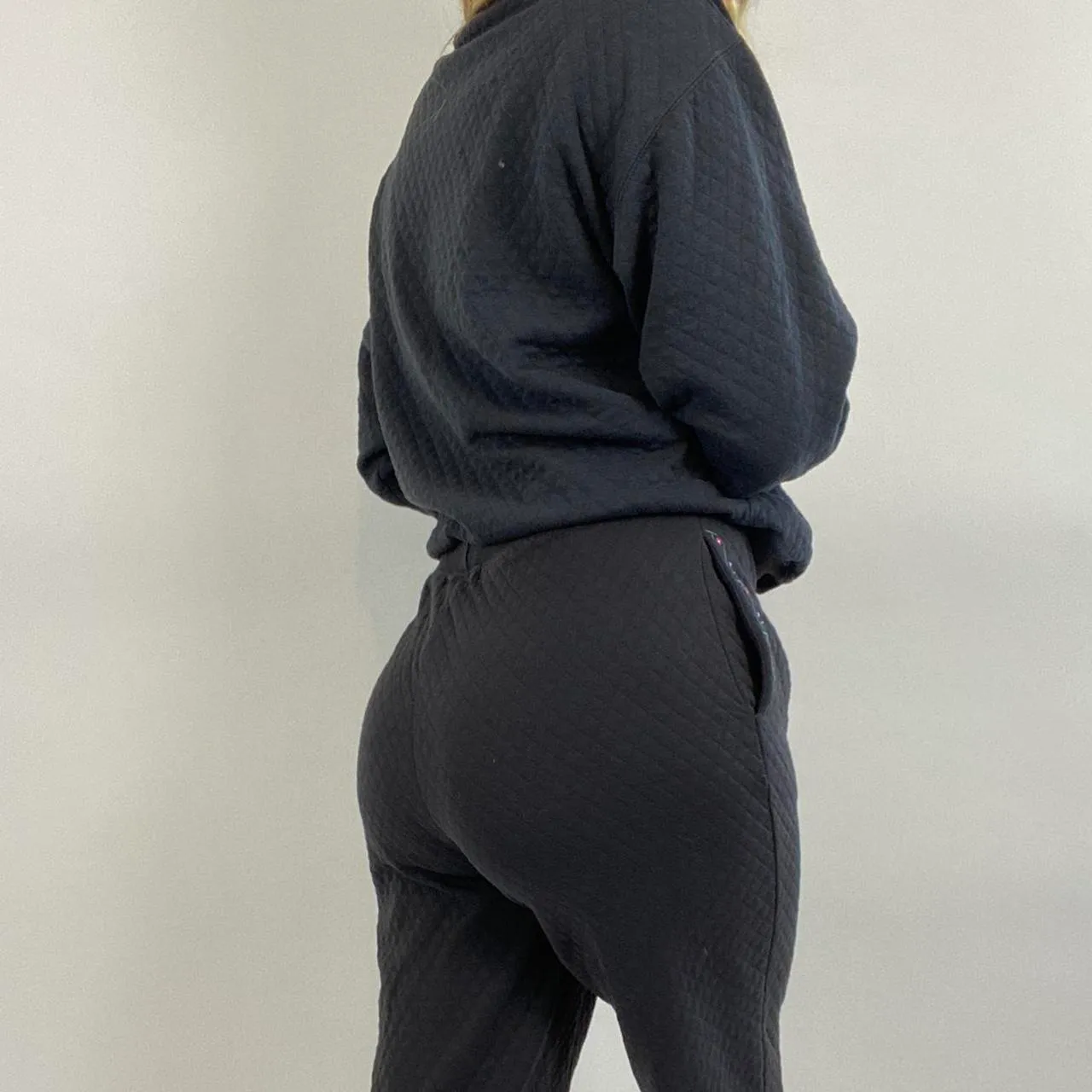 Vintage Cambridge Sportsclub Floral Embroidered Quilted Set - Image 3