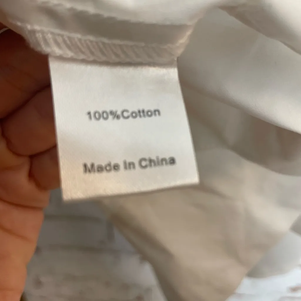 NWT Tuckernuck White Puff Sleeve Blouse - Image 5