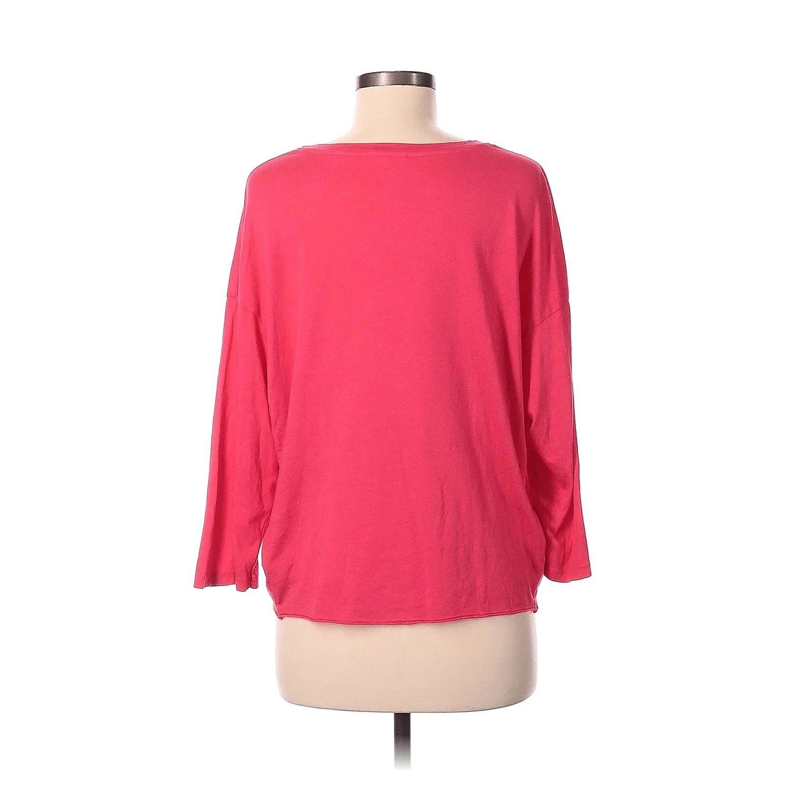 SUNDRY Athletic Crew Neck T-shirt In Hibiscus - Image 4