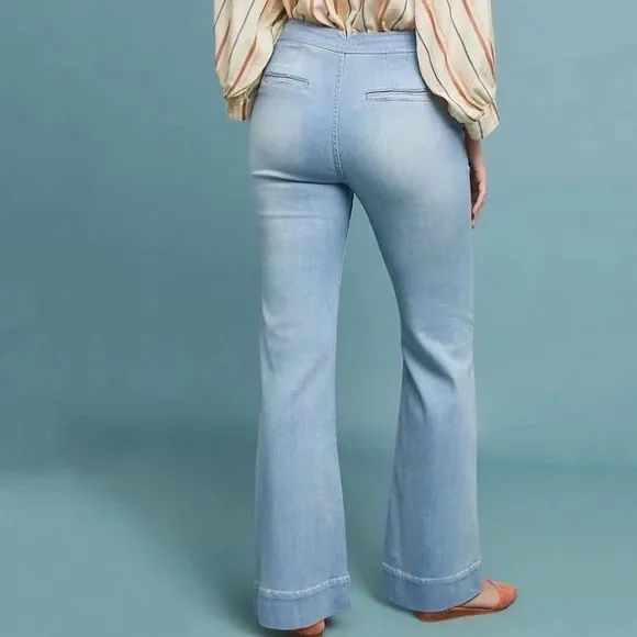 Anthropologie Pilcro and the Letterpress High Rise Bootcut Denim Jeans Womens 26 - Image 2