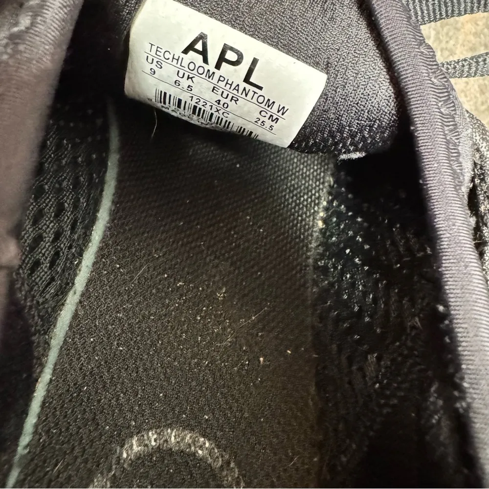 APL TechLoom Phantom Lowtop Sneakers Womens Active Shoes Black White Melange 9 - Image 11