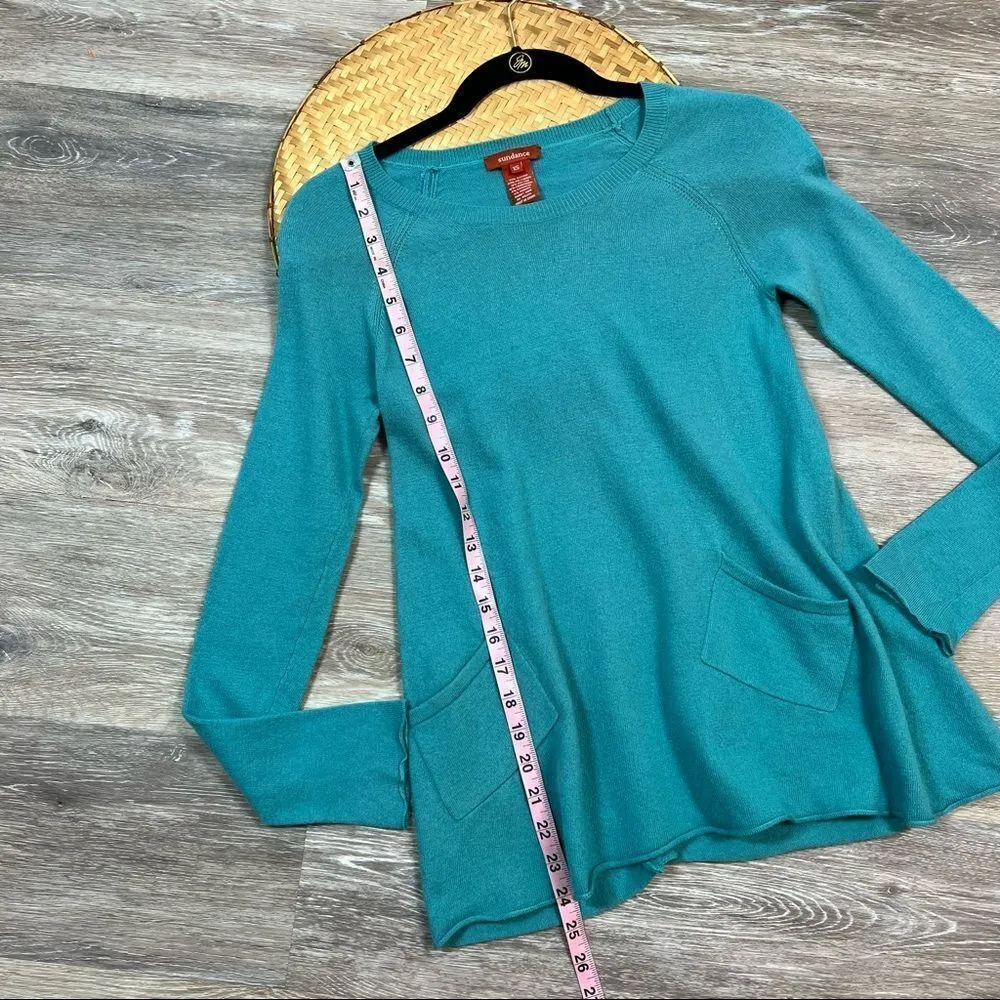 Sundance‎ cashmere angora blend blue sweater - Image 3