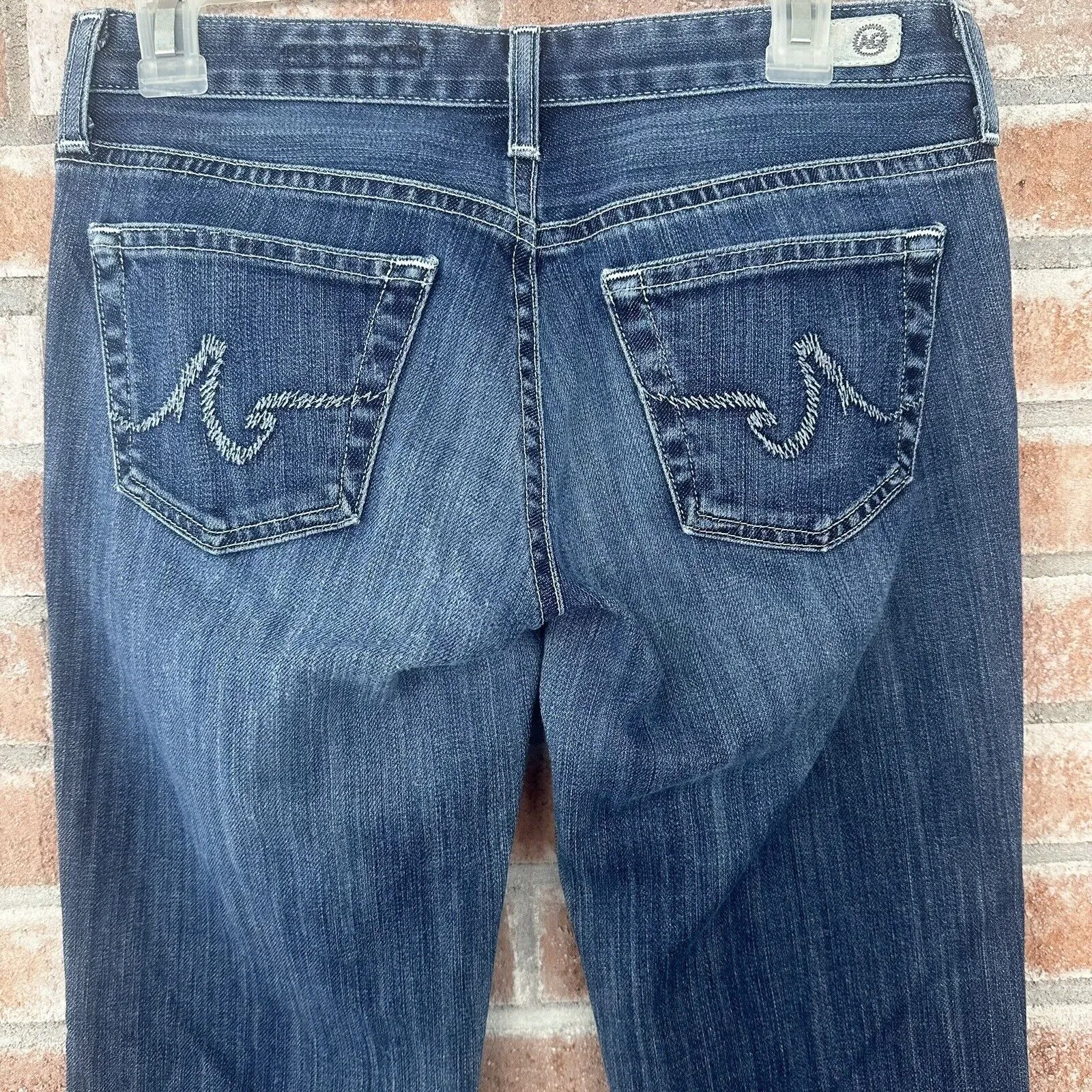 AG Adriano Goldschmied Entourage The Club Flare Jeans Size 27 Blue - Image 5