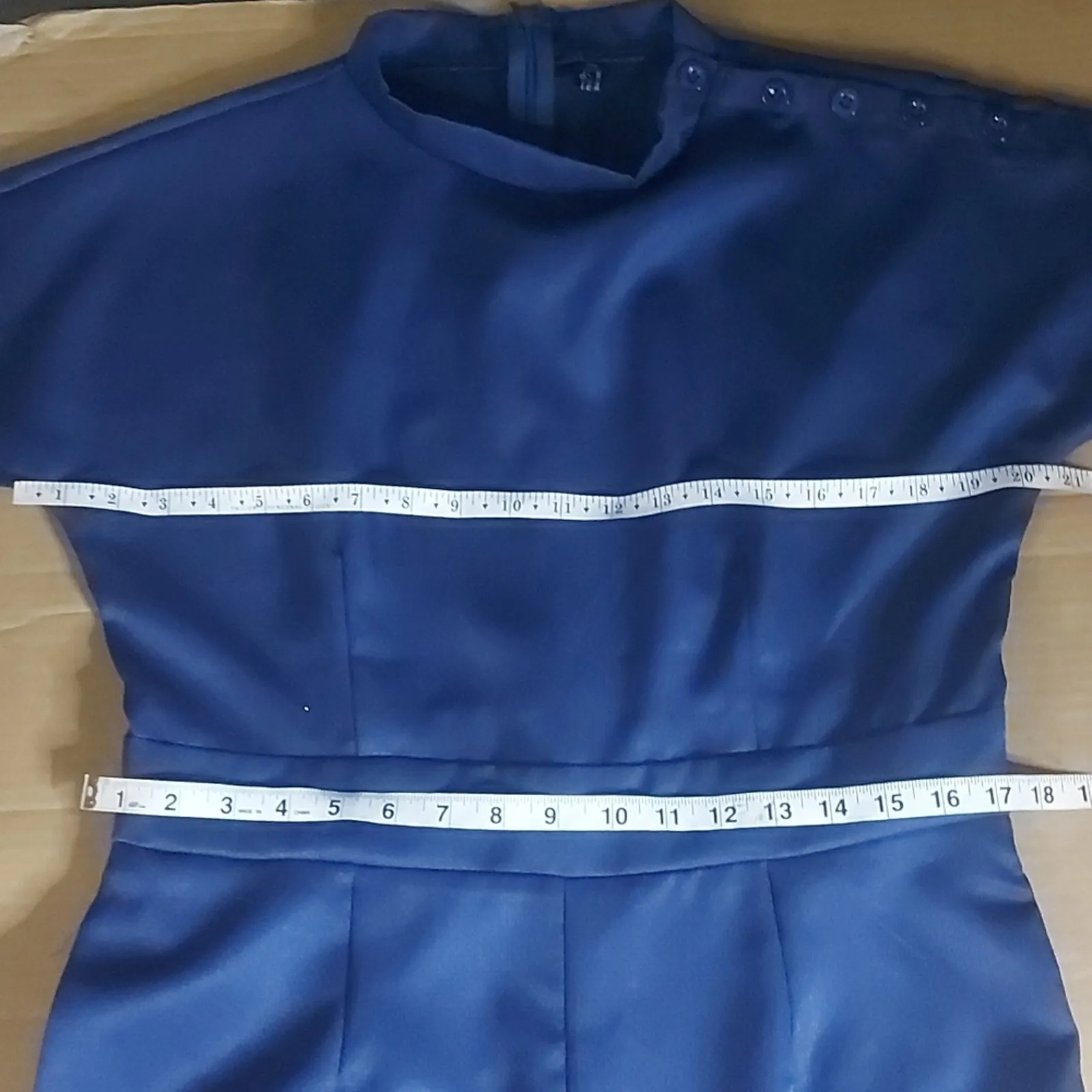 Kiverst Navy Blue Workwear Style Jumpsuit XL Fisherman Cabincore Nautical Street - Image 5