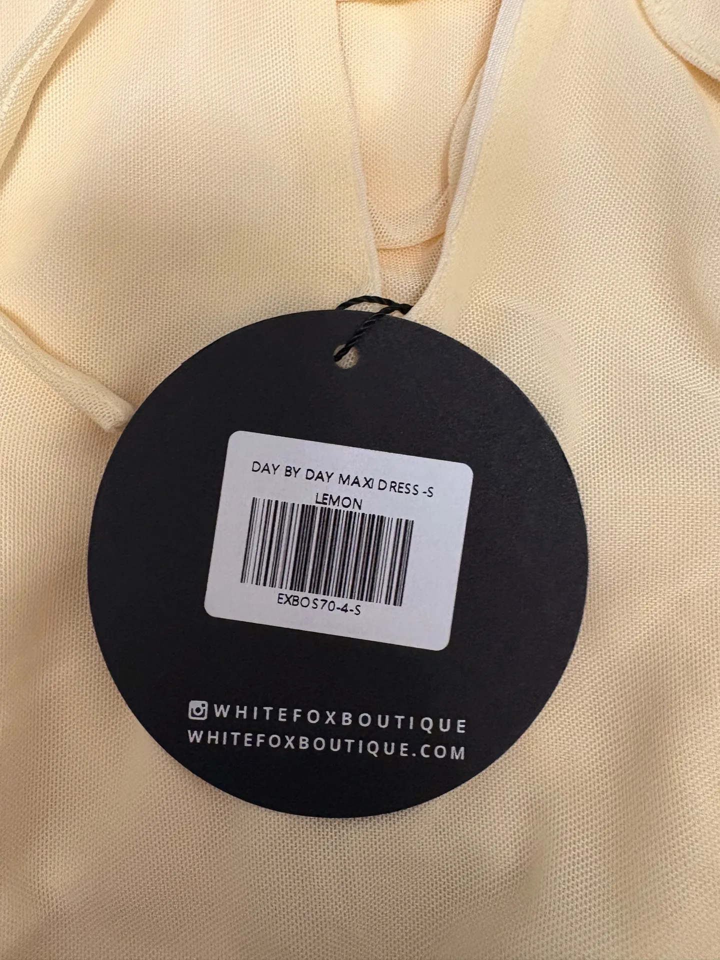 White Fox Boutique Yellow Dress - Image 6