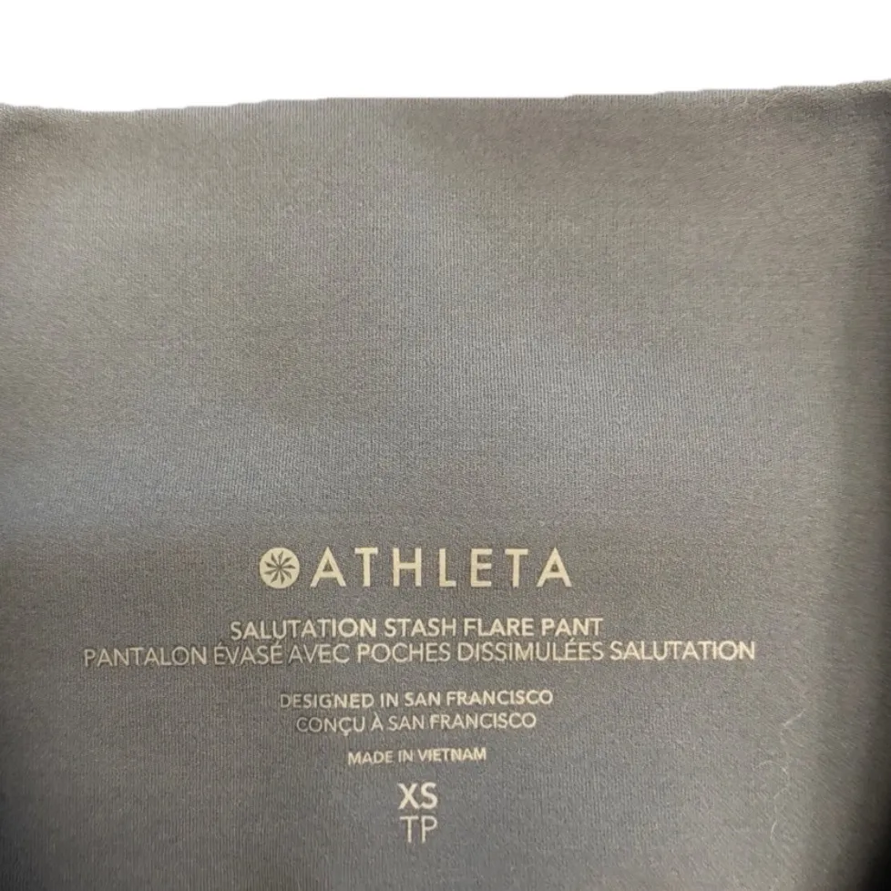 NWT Athleta Salutation Slate Blue Stash Flare Pant - Image 6