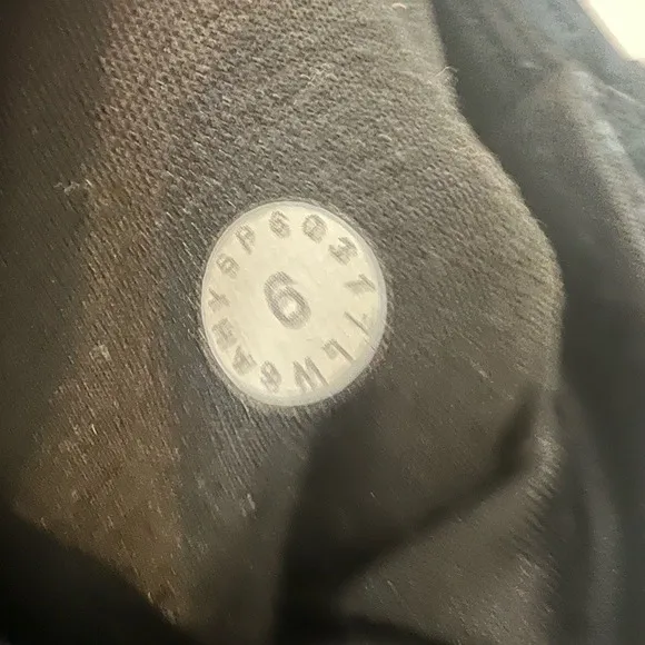 Lululemon Train Times Crop (17") Nouveau‎ Mach Blue Black | SIZE: 6 EUC W6AHYS - Image 4