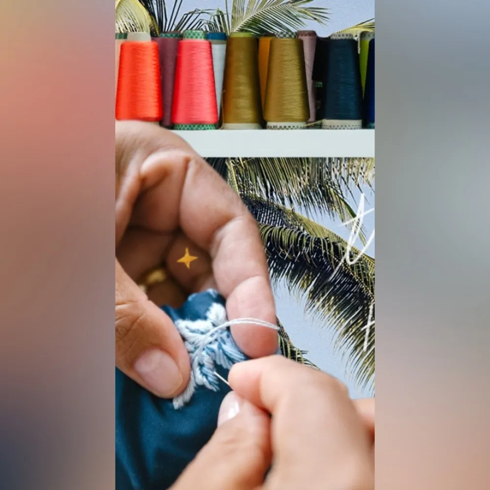 Agua Bendita Peach Floral Mini Dress, Size S-
Made in Colombia - Image 11