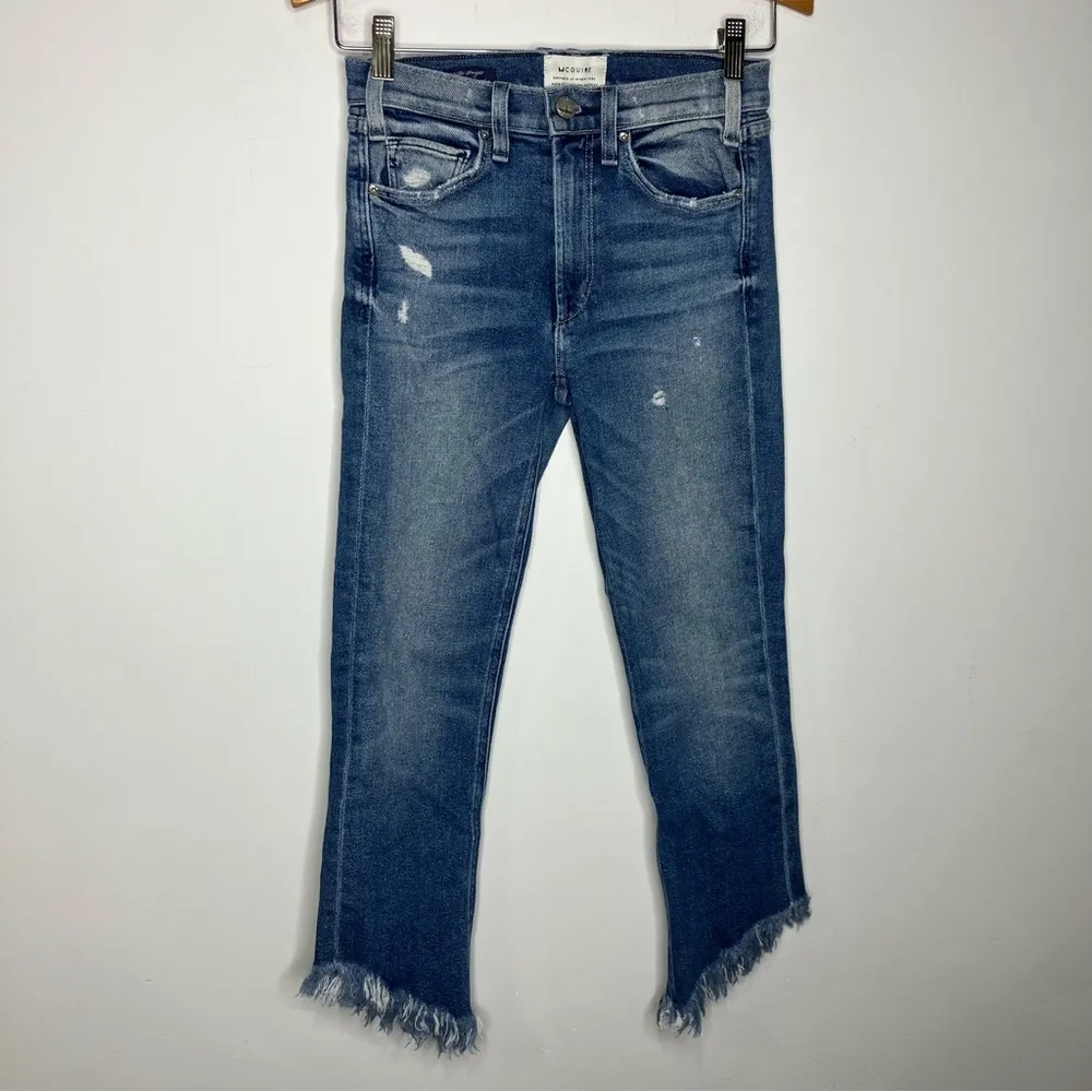 McGuire Valletta straight crop jeans with‎ raw hem size 25 - Image 4